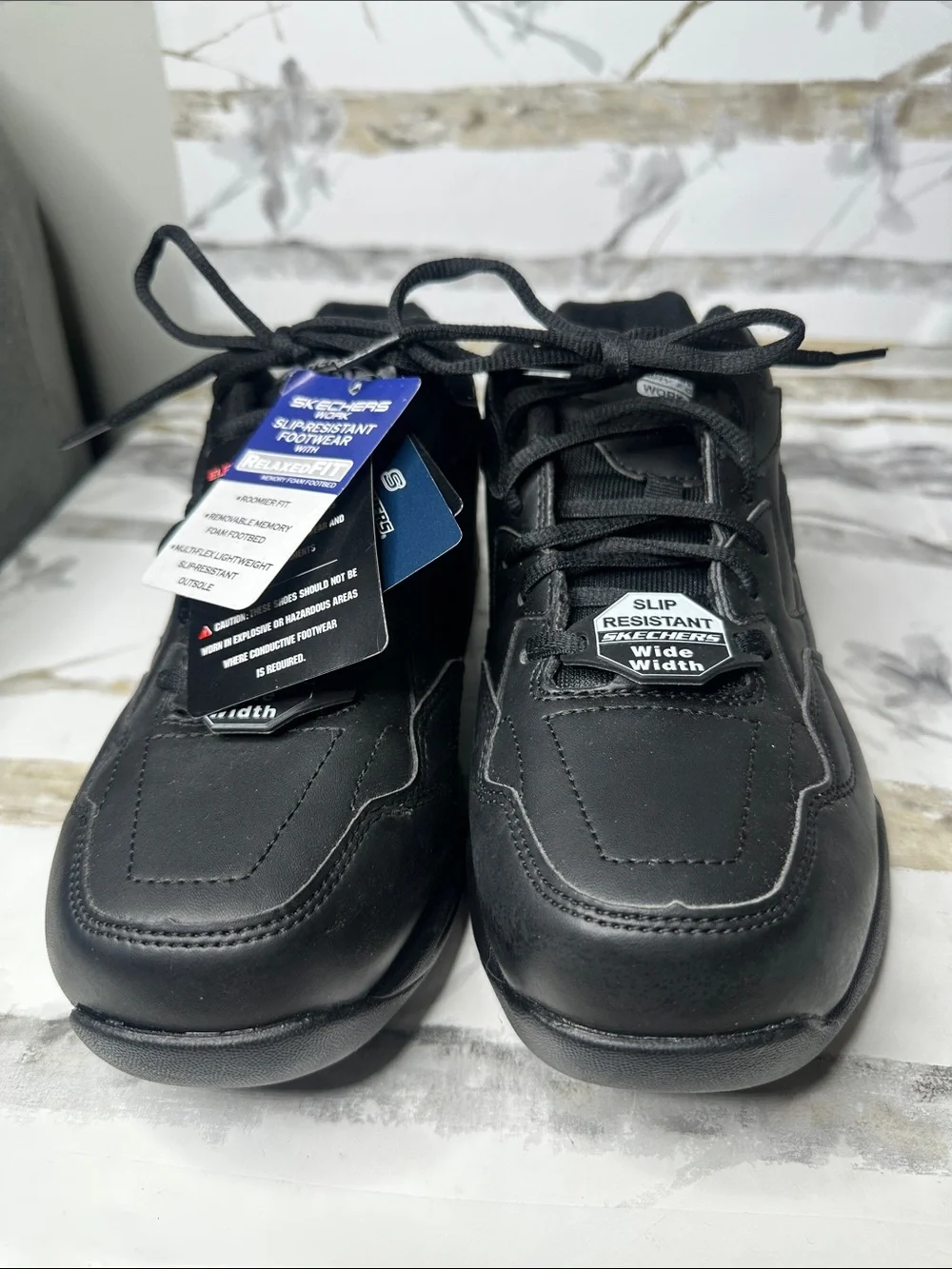 Skechers Relaxed Fit Mens Work Slip Resistant Sneakers - Picture 4 of 7